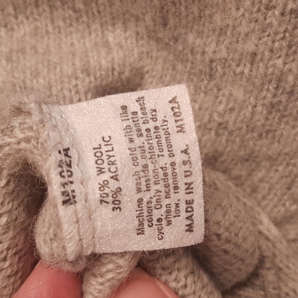 Men's Argyle Pattern Sweater Jantzen Country Square XL - Picture 5 of 5